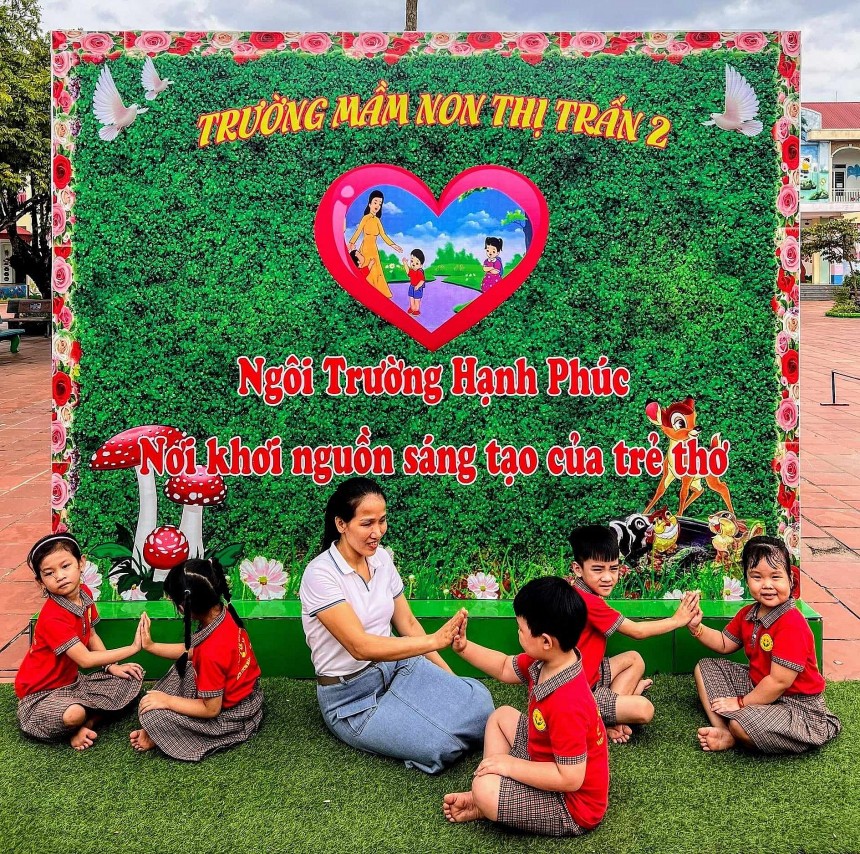 Trường mầm non thị trấn 2 Nga Sơn  “Xây dựng trường mầm non hạnh phúc, lấy trẻ em làm trung tâm” Trường mầm non thị trấn 2 Nga Sơn  “Xây dựng trường mầm non hạnh phúc, lấy trẻ em làm trung tâm”