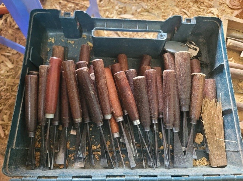 Bộ đồ nghề của các nghệ nhân. Bộ đồ nghề của các nghệ nhân.