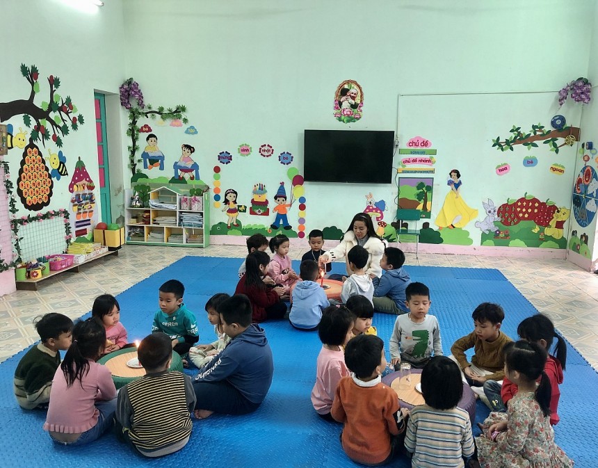 Trường mầm non Văn Lộc Nâng cao chất lượng giáo dục toàn diện cho trẻ