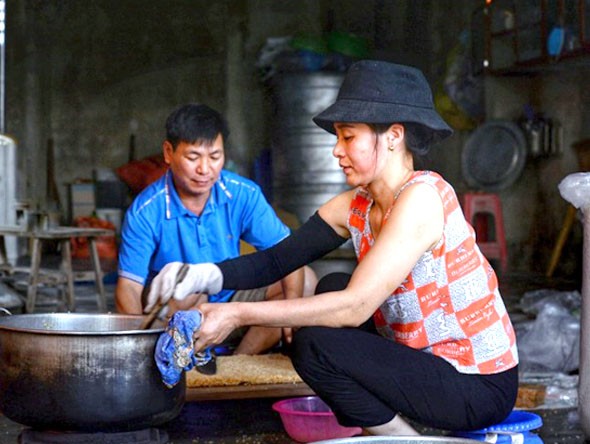 Nghệ An: Làng bánh cốm Đông Thuận Nghệ An: Làng bánh cốm Đông Thuận