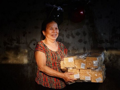 Nghệ An: Làng bánh cốm Đông Thuận