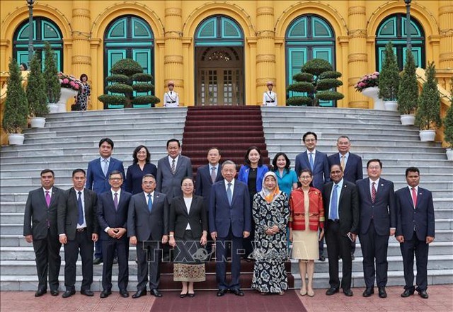 Chủ tịch nước Tô Lâm tiếp Đại sứ các nước ASEAN và Timor-Leste