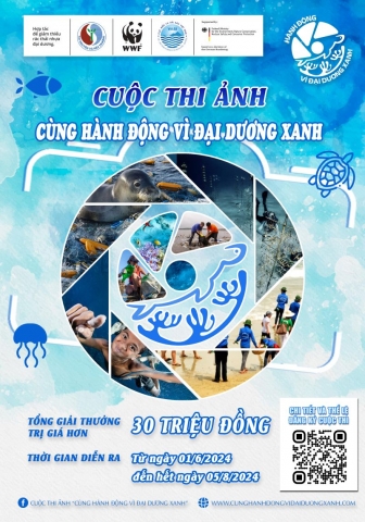 tap chi tai nguyen va moi truong phat dong cuoc thi anh cung hanh dong vi dai duong xanh