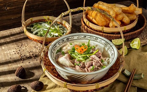 lang nghe pho van cu net dep van hoa am thuc viet