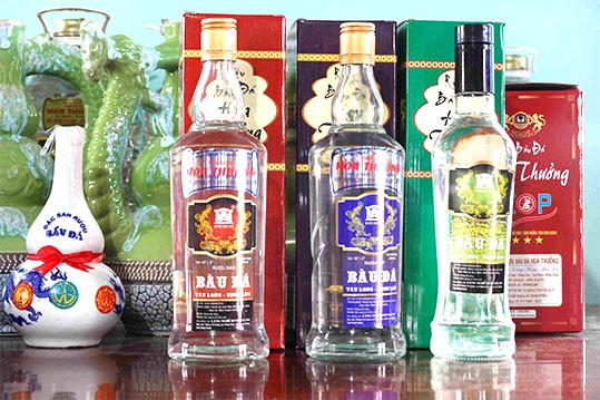 Bộ sản phẩm rượu Bàu đá