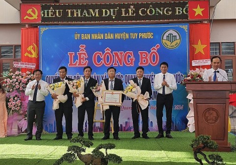 Phước Quang vinh dự là xã NTM kiểu mẫu đầu tiên của tỉnh Bình Định