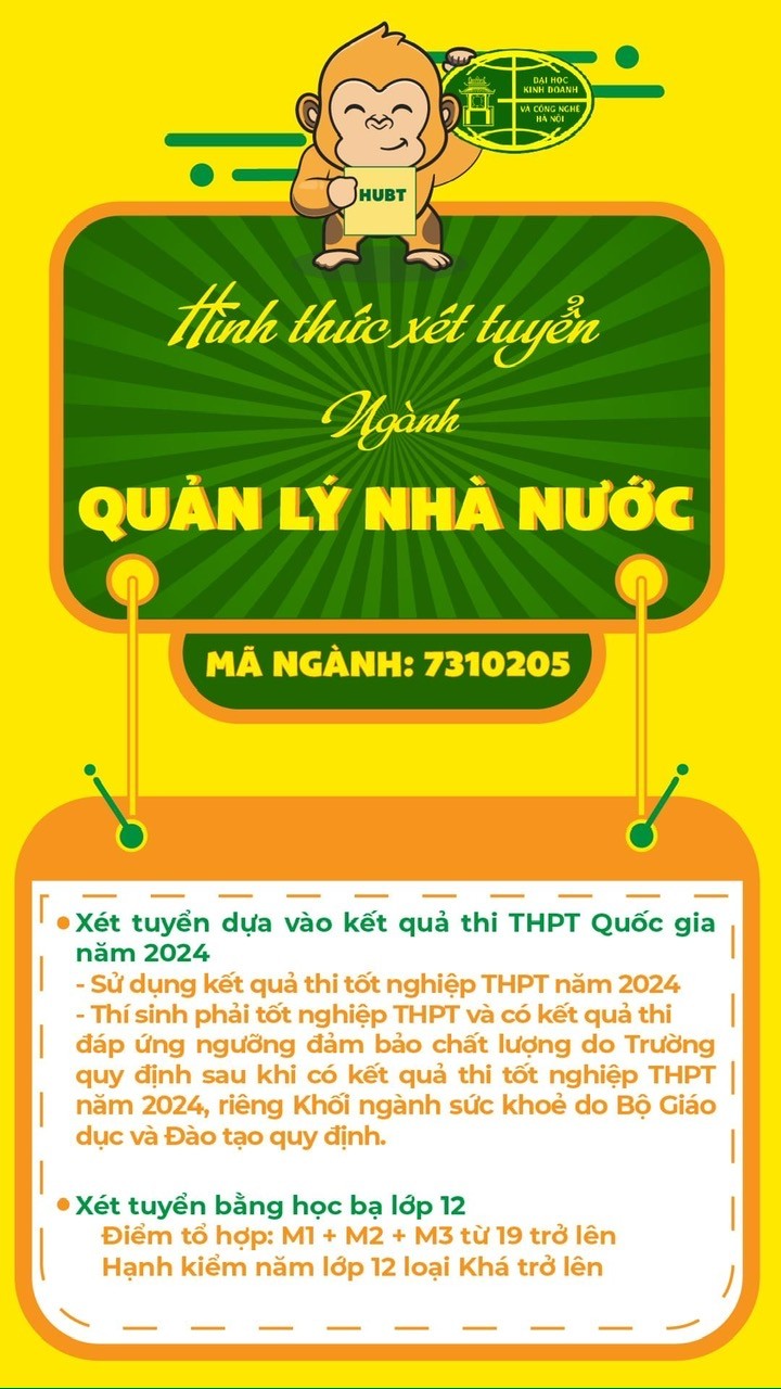Trường Đại học Kinh doanh và Công nghệ Hà Nội tuyển sinh năm 2024