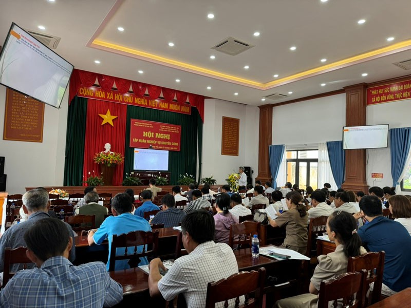 Hội nghị tập huấn nghiệp vụ khuyến công tại huyện Krông Pắc Hội nghị tập huấn nghiệp vụ khuyến công tại huyện Krông Pắc