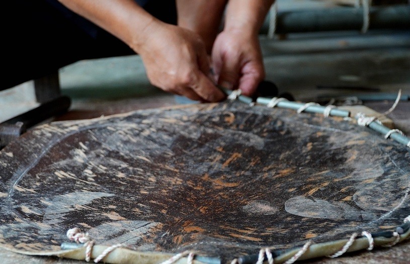Làng nghề làm trống Bắc Thai trăm năm tuổi