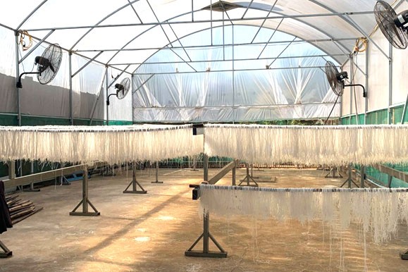 Độc đáo làng nghề làm miến khô tại phố Núi - Buôn Mê Thuột