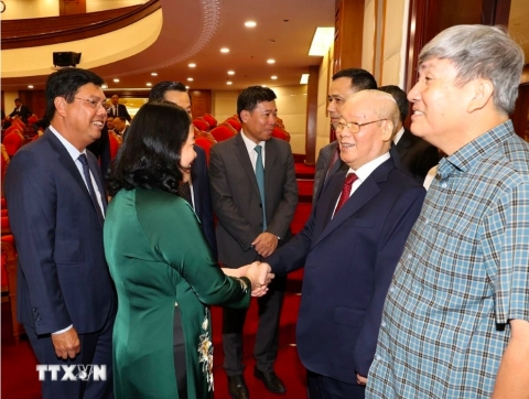 toan van bai viet cua chu tich nuoc to lam ve tong bi thu nguyen phu trong