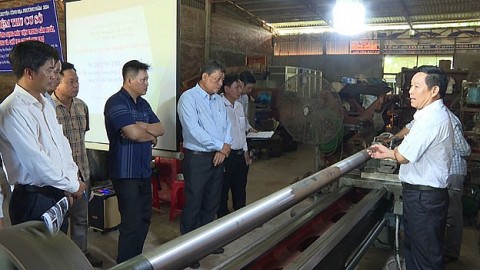 Khuyến công Long An: Nghiệm thu Đề án Khuyến công đầu tiên trong năm