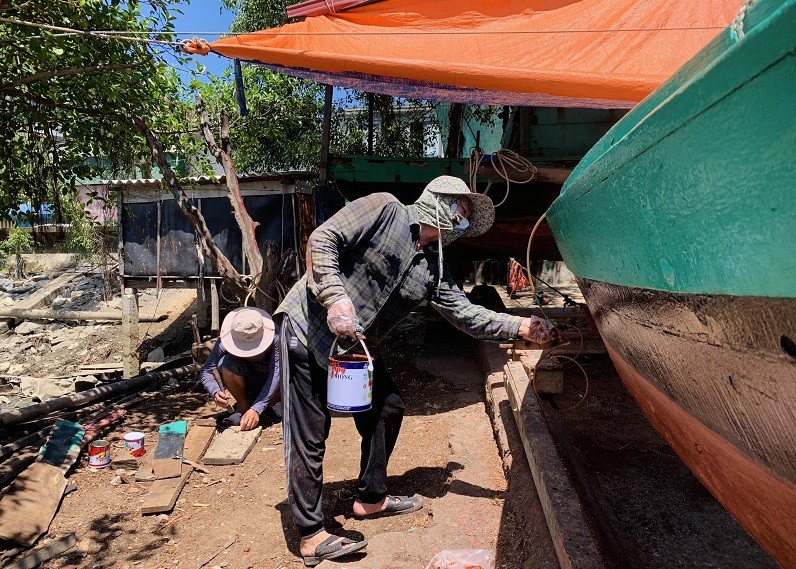 Đìu hiu làng nghề đóng tàu nổi tiếng một thời Đìu hiu làng nghề đóng tàu nổi tiếng một thời