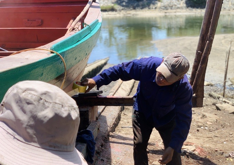 Đìu hiu làng nghề đóng tàu nổi tiếng một thời Đìu hiu làng nghề đóng tàu nổi tiếng một thời