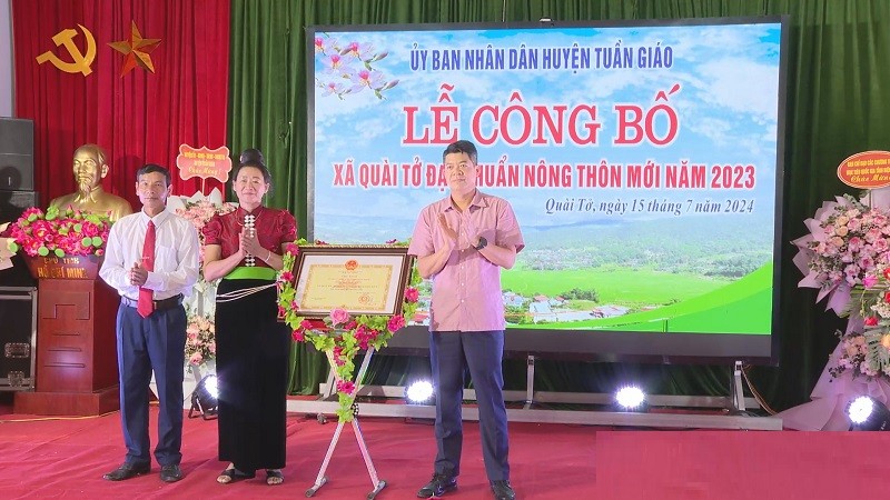 Điện Biên: Xã Quài Tở đạt chuẩn nông thôn mới