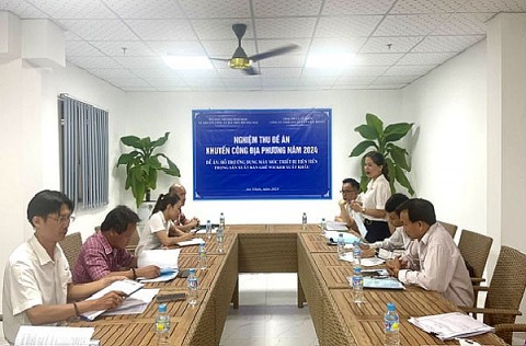 Bình Định: Hiệu quả đề án khuyến công sản xuất bàn ghế wicker xuất khẩu