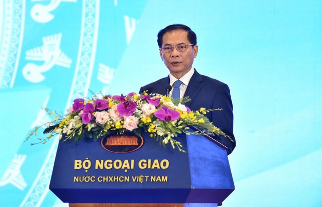 Bộ trưởng Bộ Ngoại giao Bùi Thanh Sơn phát biểu khai mạc Bộ trưởng Bộ Ngoại giao Bùi Thanh Sơn phát biểu khai mạc
