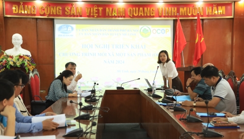 Mê Linh: Triển khai Chương trình OCOP năm 2024