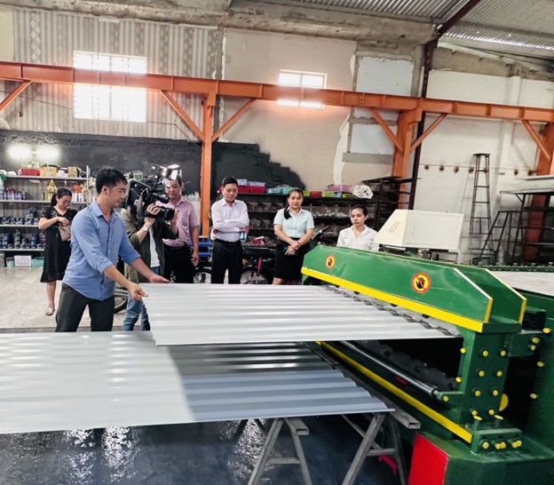 Nghiệm thu Đề án khuyến công “Hỗ trợ ứng dụng máy móc thiết bị tiên tiến trong gia công cơ khí” tại hộ kinh doanh