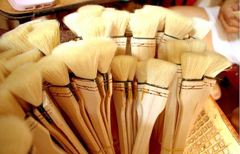 Nghề làm bút lông ở phố cổ Hà Nội