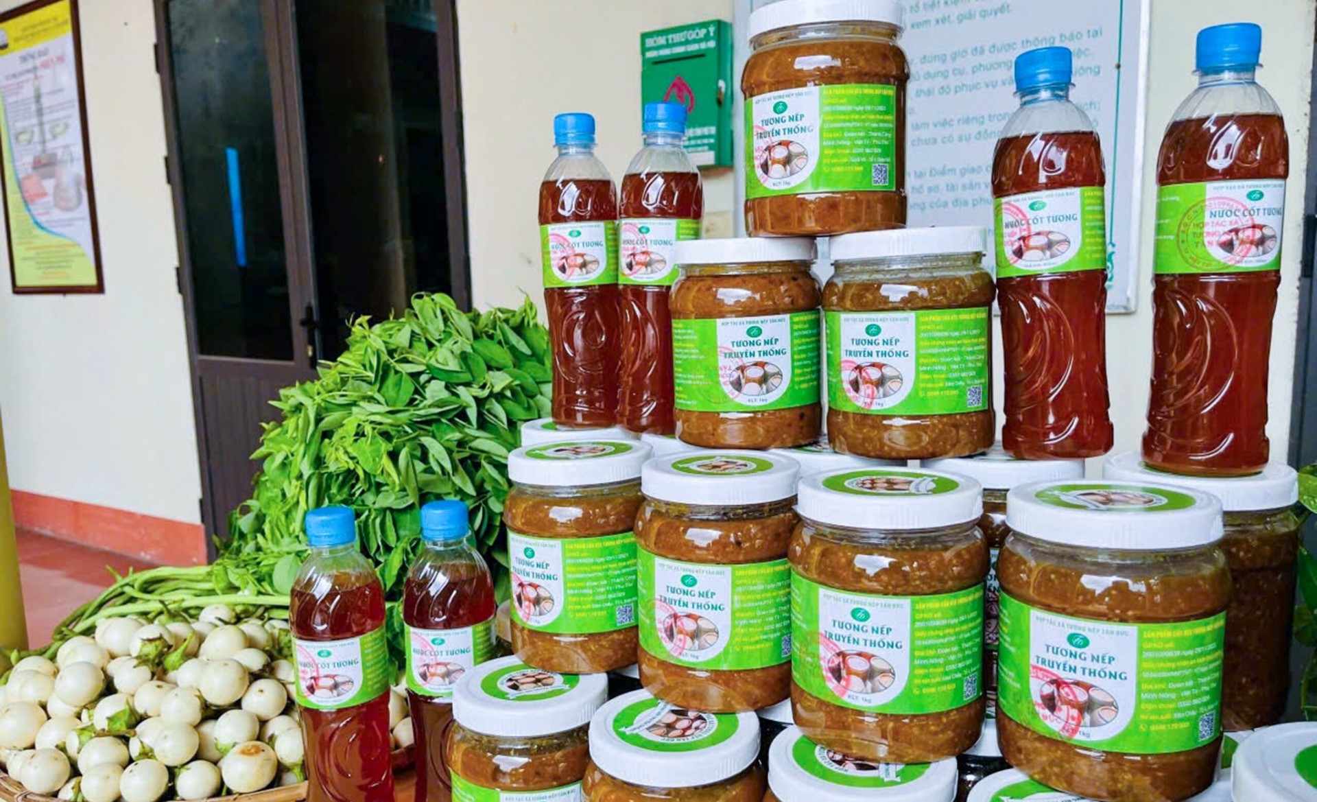 Đậm đà hương vị tương nếp truyền thống Tân Đức Đậm đà hương vị tương nếp truyền thống Tân Đức