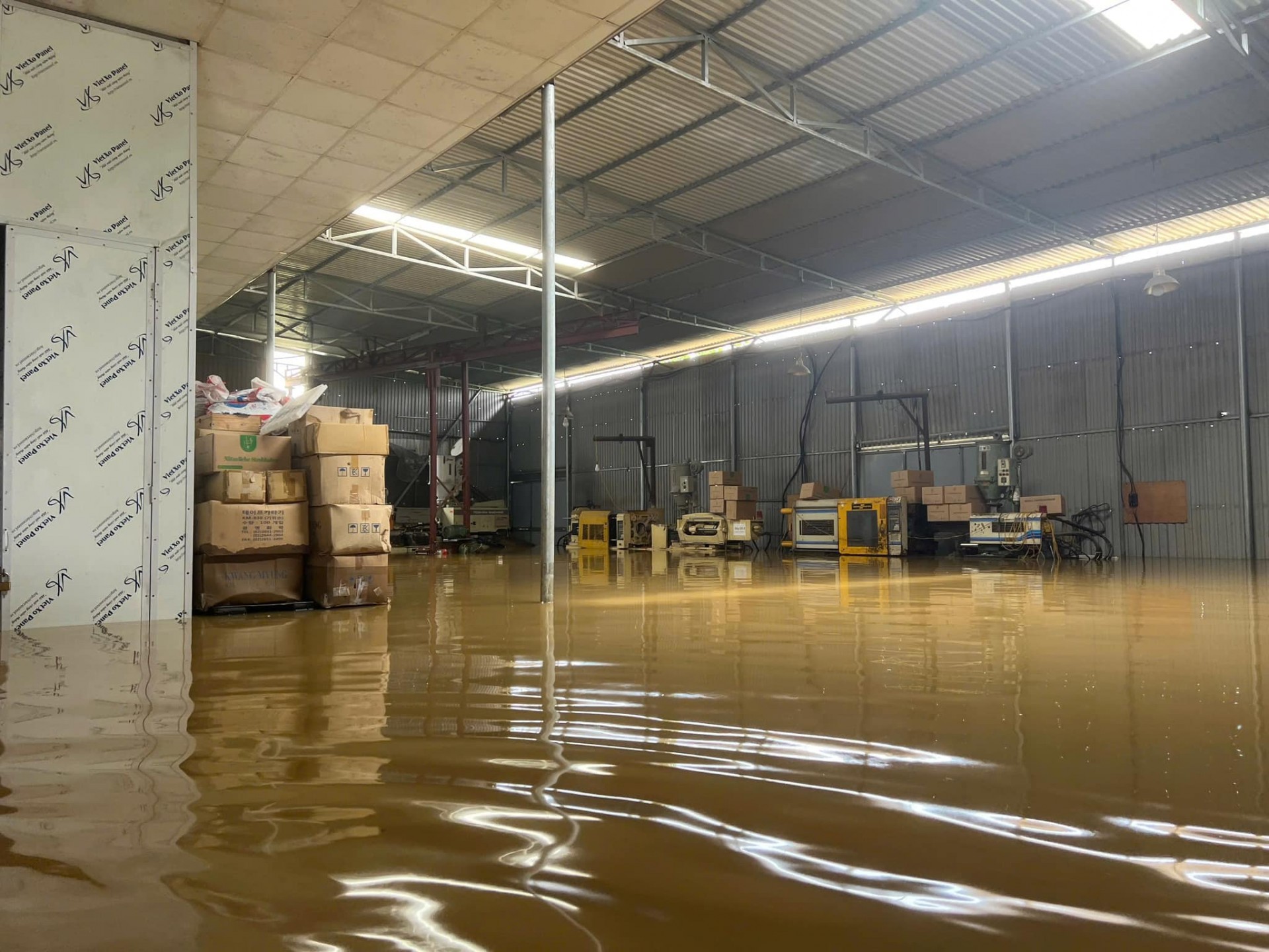 HTX sản xuất ống hút rau củ thiệt hại sau hoàn lưu bão Yagi