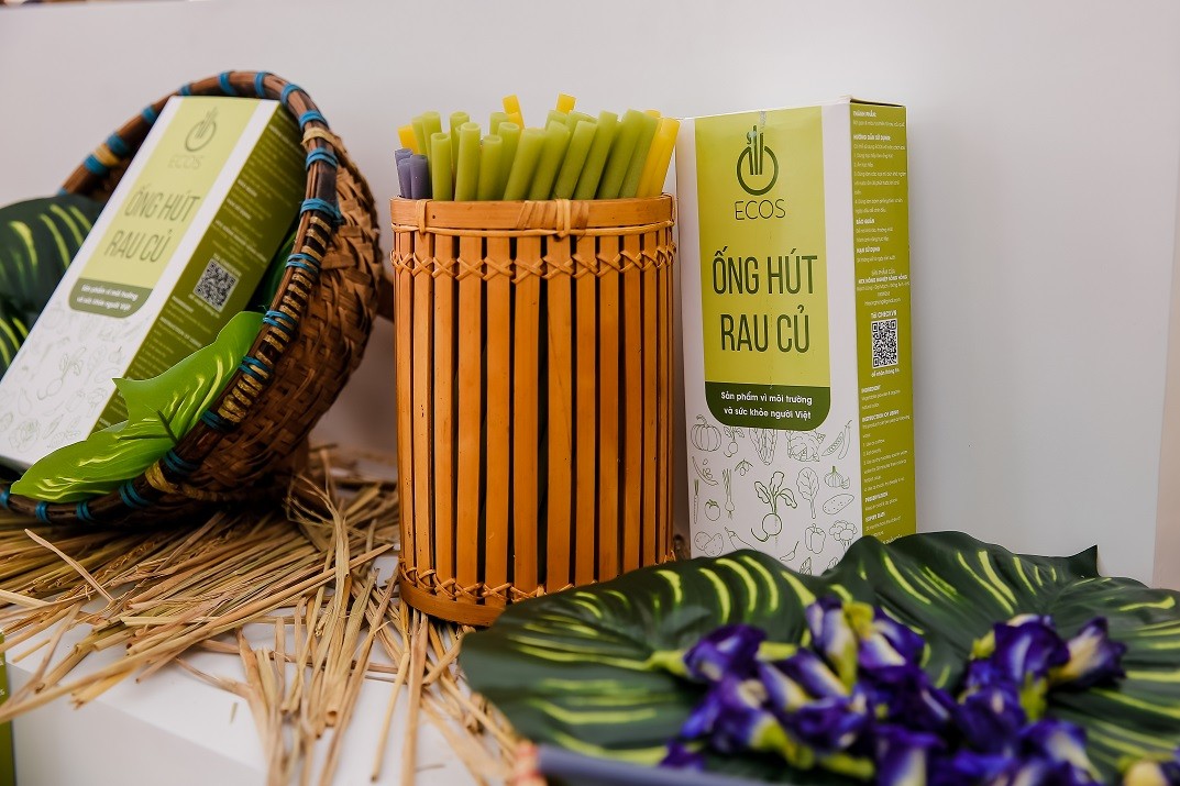 Sản phẩm ống hút rau củ ECOS là sản phẩm đạt chất lượng OCOP 5 sao.