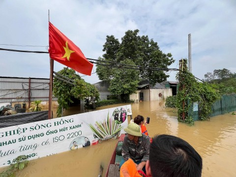 HTX sản xuất ống hút rau củ thiệt hại sau hoàn lưu bão Yagi