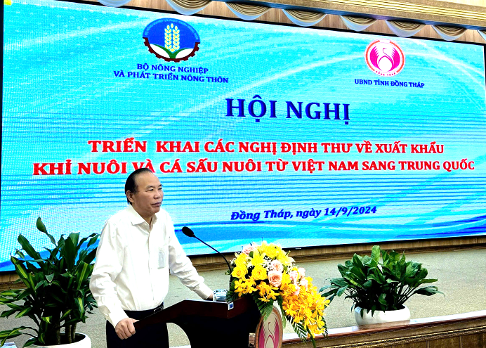 Hội nghị triển khai các Nghị định thư về xuất khẩu khỉ nuôi và cá sấu nuôi từ Việt Nam sang Trung Quốc diễn ra tại ĐỒng Tháp