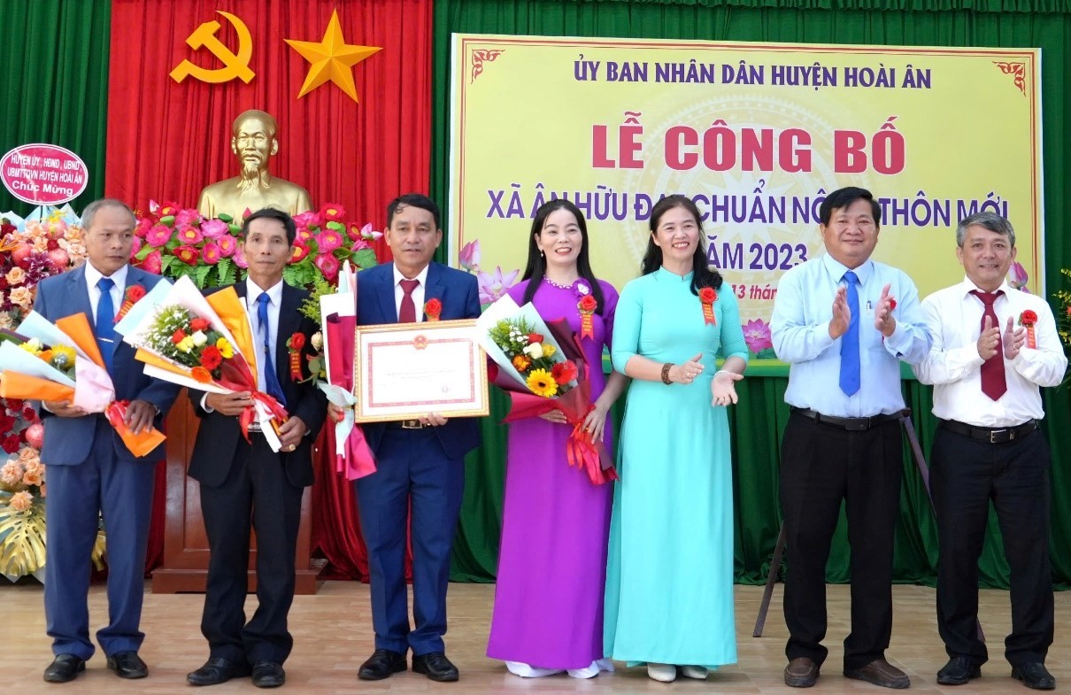 Bình Định: Xã Ân Hữu đạt chuẩn nông thôn mới