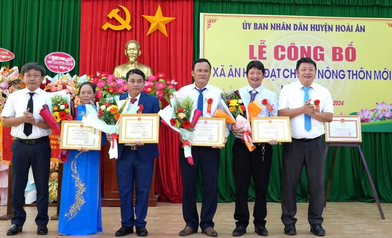 Bình Định: Xã Ân Hữu đạt chuẩn nông thôn mới