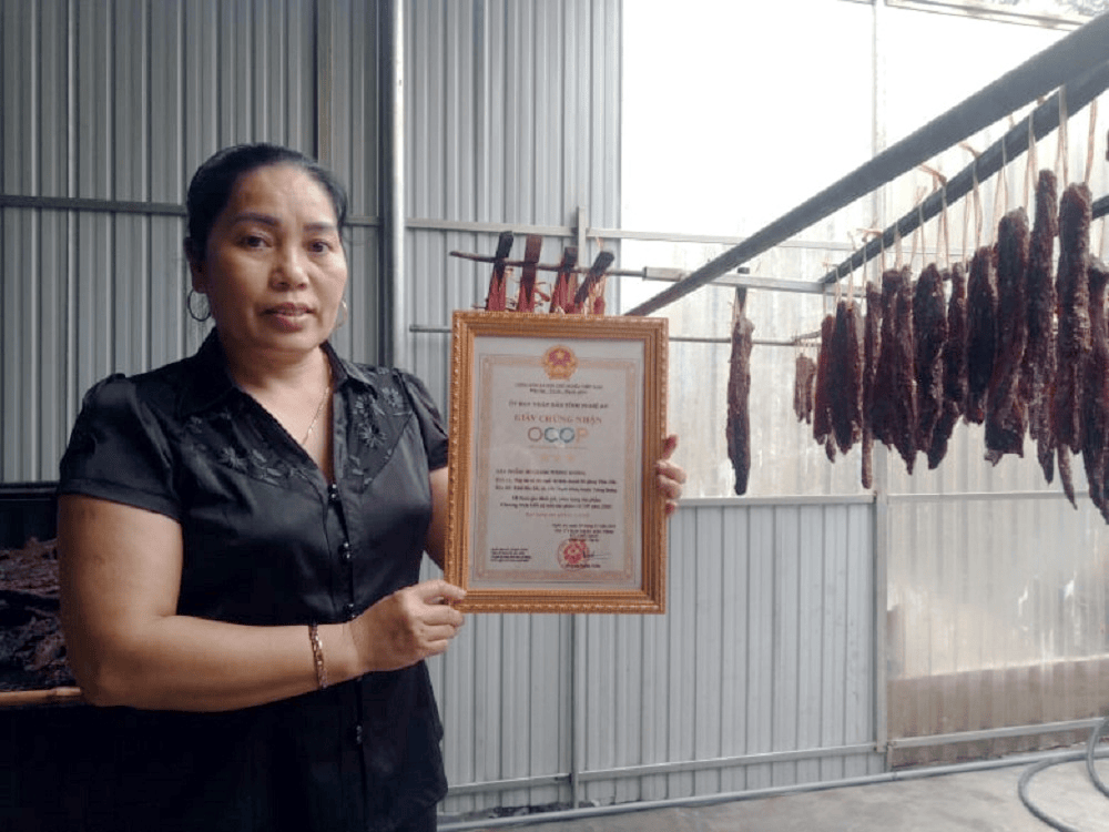 Thịt bò giàng Tương Dương đạt chuẩn OCOP nâng tầm giá trị đặc sản địa phương Thịt bò giàng Tương Dương đạt chuẩn OCOP nâng tầm giá trị đặc sản địa phương