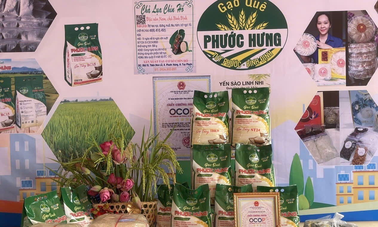 Tuy Phước nâng tầm sản phẩm OCOP