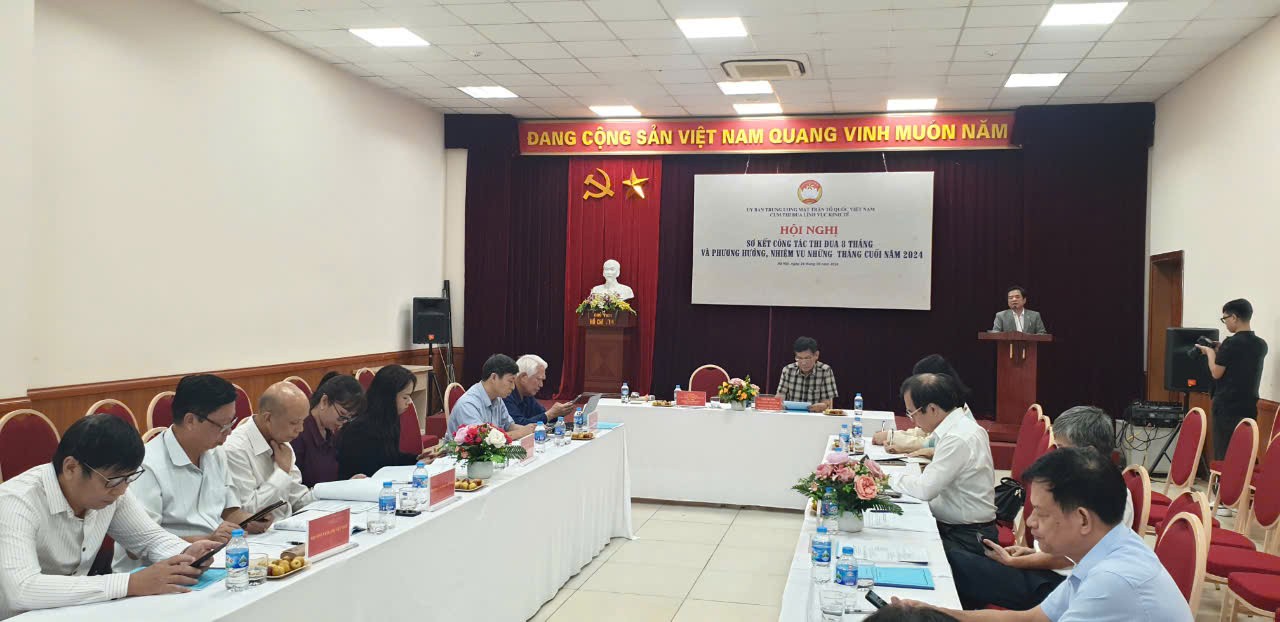 Cụm Kinh tế sơ kết công tác thi đua 8 tháng năm 2024 Cụm Kinh tế sơ kết công tác thi đua 8 tháng năm 2024