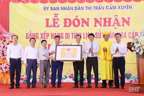 ha tinh cong nhan mieu nhang nhang la di tich lich su van hoa cap tinh