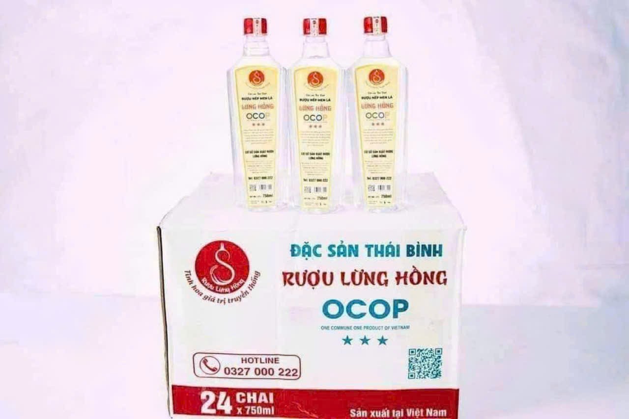 Rượu Lừng Hồng -  Tinh hoa giá trị truyền thống từ hạt lúa nếp thơm Thái Bình