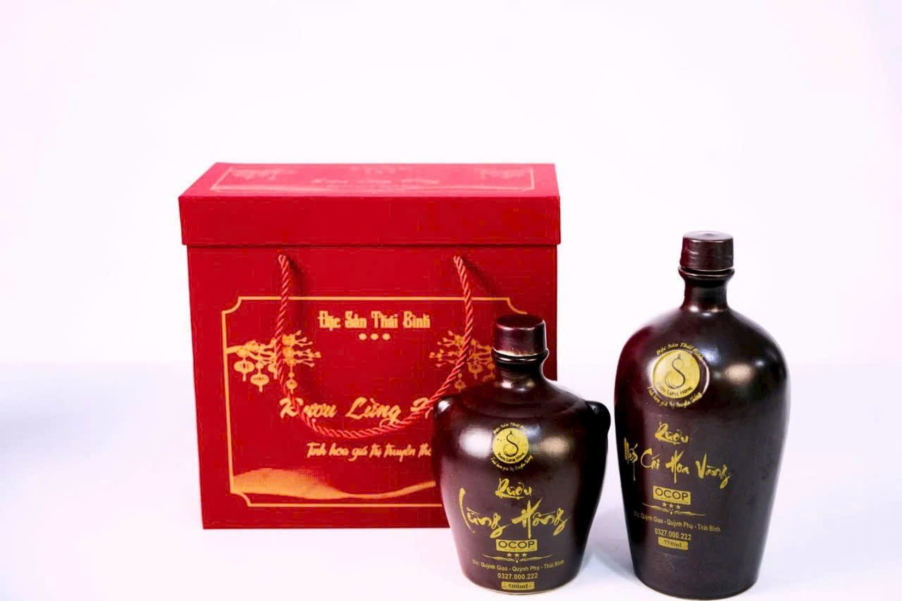 Rượu Lừng Hồng -  Tinh hoa giá trị truyền thống từ hạt lúa nếp thơm Thái Bình