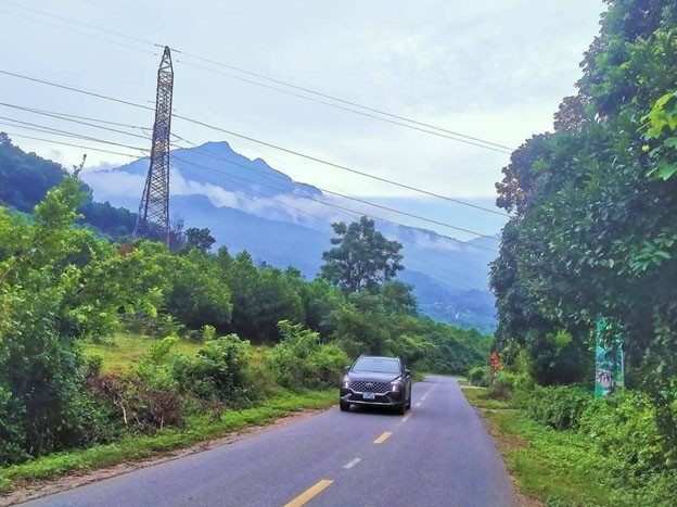 Đường giao thông xã miền núi Ba Vì. Đường giao thông xã miền núi Ba Vì.