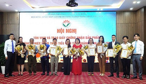 Quảng Bình: Tôn vinh sản phẩm công nghiệp nông thôn tiêu biểu