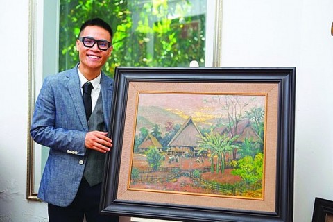 hoa si tre dam me nghe thuat son mai truyen thong