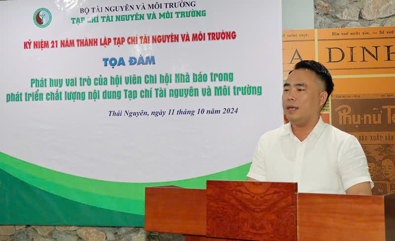 TS. Đào Xuân Hưng, Tổng Biên tập Tạp chí Tài nguyên và Môi trường