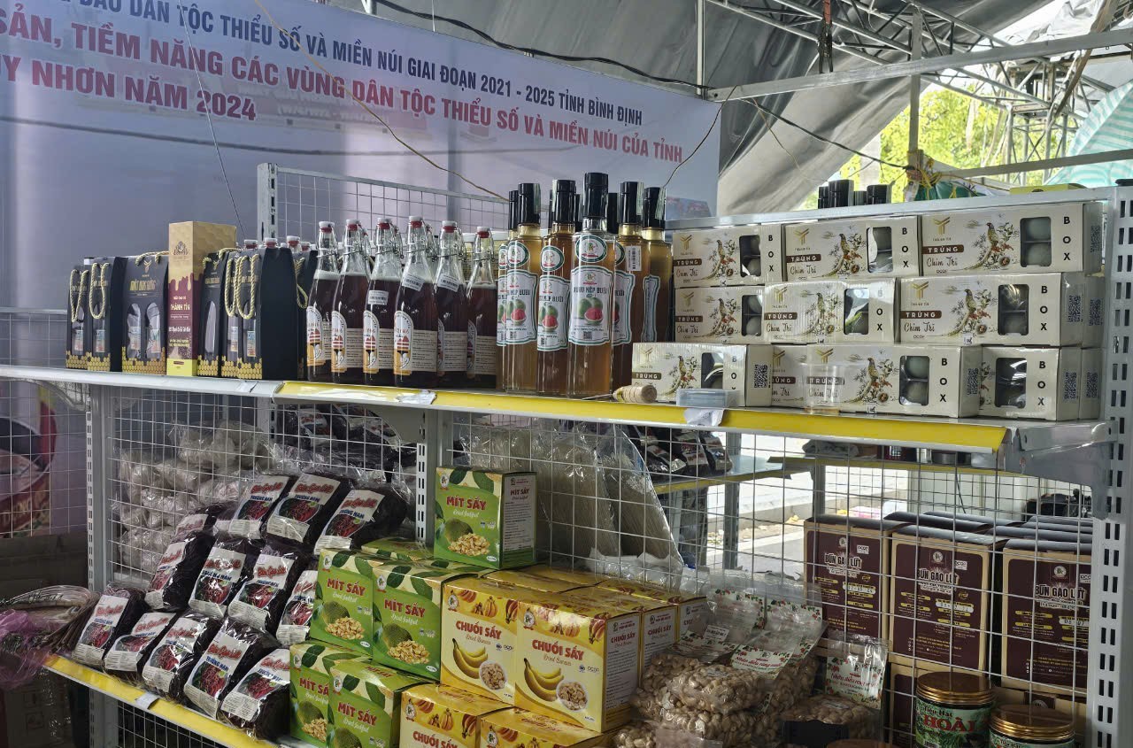 Sản phẩm OCOP vùng đồng bảo dân tộc thiểu tỉnh Bình Định 