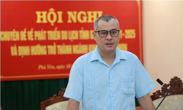 Bí thư Tỉnh ủy Phú Yên Phạm Đại Dương phát biểu tại Hội nghị