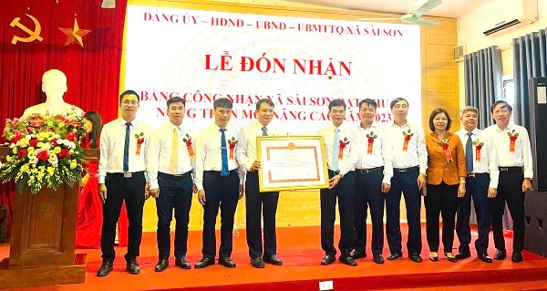 Huyện Quốc Oai (Hà Nội): Sài Sơn xây dựng nông thôn mới kiểu mẫu