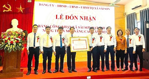 Huyện Quốc Oai (Hà Nội): Sài Sơn xây dựng nông thôn mới kiểu mẫu