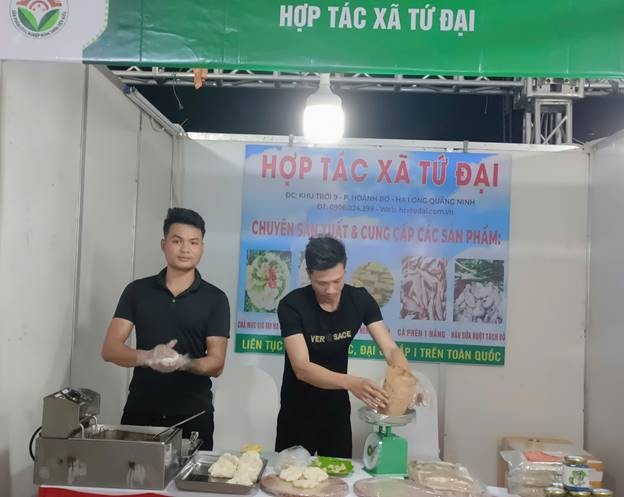 Sản phẩm chả mực giã tay của HTX Tứ Đại (Quảng Ninh) Sản phẩm chả mực giã tay của HTX Tứ Đại (Quảng Ninh)