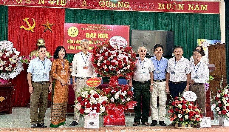 Hội làng nghề dệt lụa Vạn Phúc tổ chức Đại hội II, nhiệm kỳ 2024 - 2029