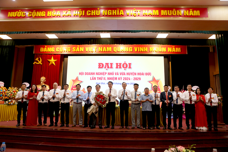 Hội Doanh nghiệp nhỏ và vừa huyện Hoài Đức tổ chức Đại hội nhiệm kỳ 2024 - 2029