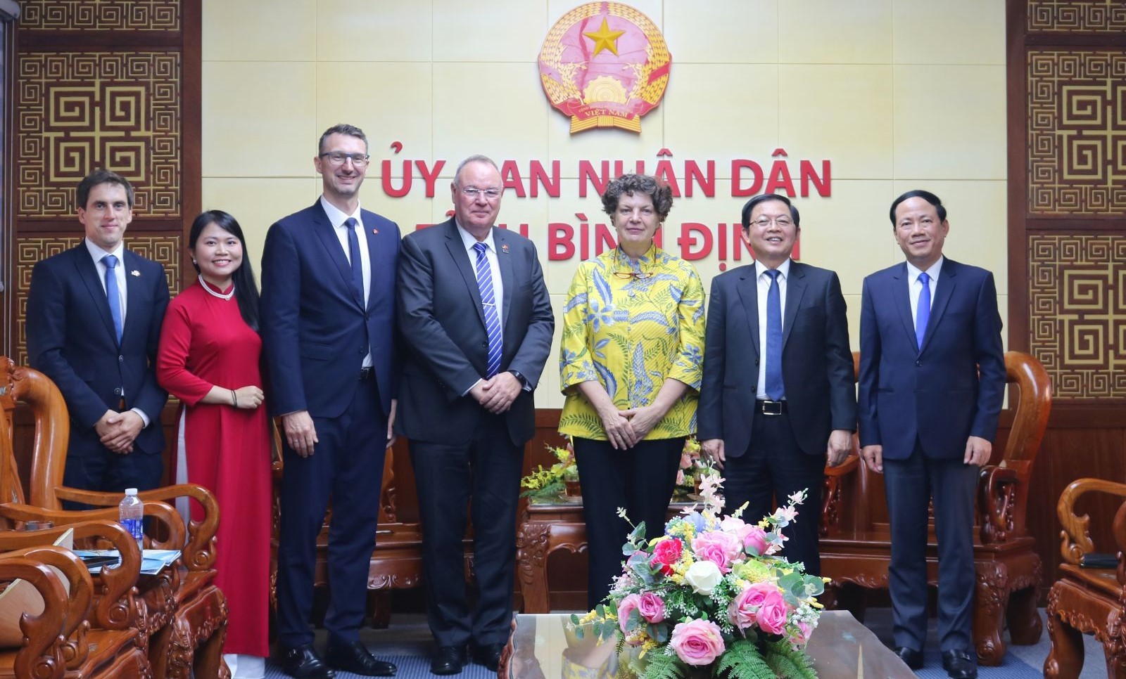 Lãnh đạo tỉnh Bình Định làm việc với Đại sứ Cộng hoà Liên bang Đức tại Việt Nam