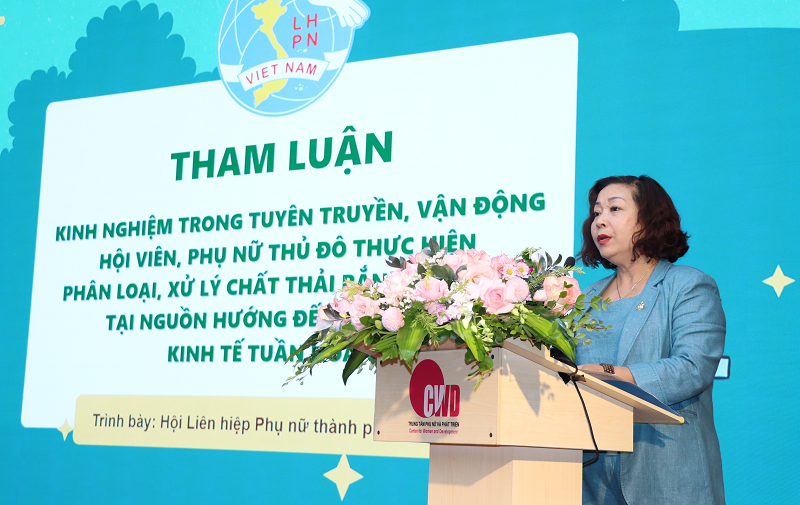 Tạp chí Tài nguyên và Môi trường tổ chức Diễn đàn “Phụ nữ tiên phong phát triển kinh tế tuần hoàn”